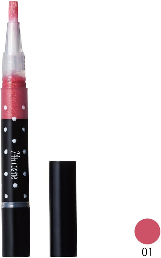 24h cosme 24 Mineral Lip Gloss 01 Passion Red