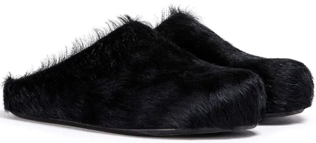 MARNI 'BLACK' SABOT SLIPPERS