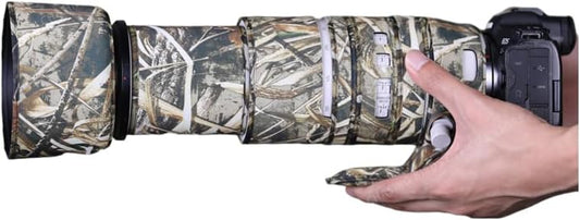 CHASING BIRDS Camouflage Waterproof Lens Coat for CANON RF 100-500mm F4.5-7.1 L IS USM Rainproof Lens Protective Cover (ASI)
