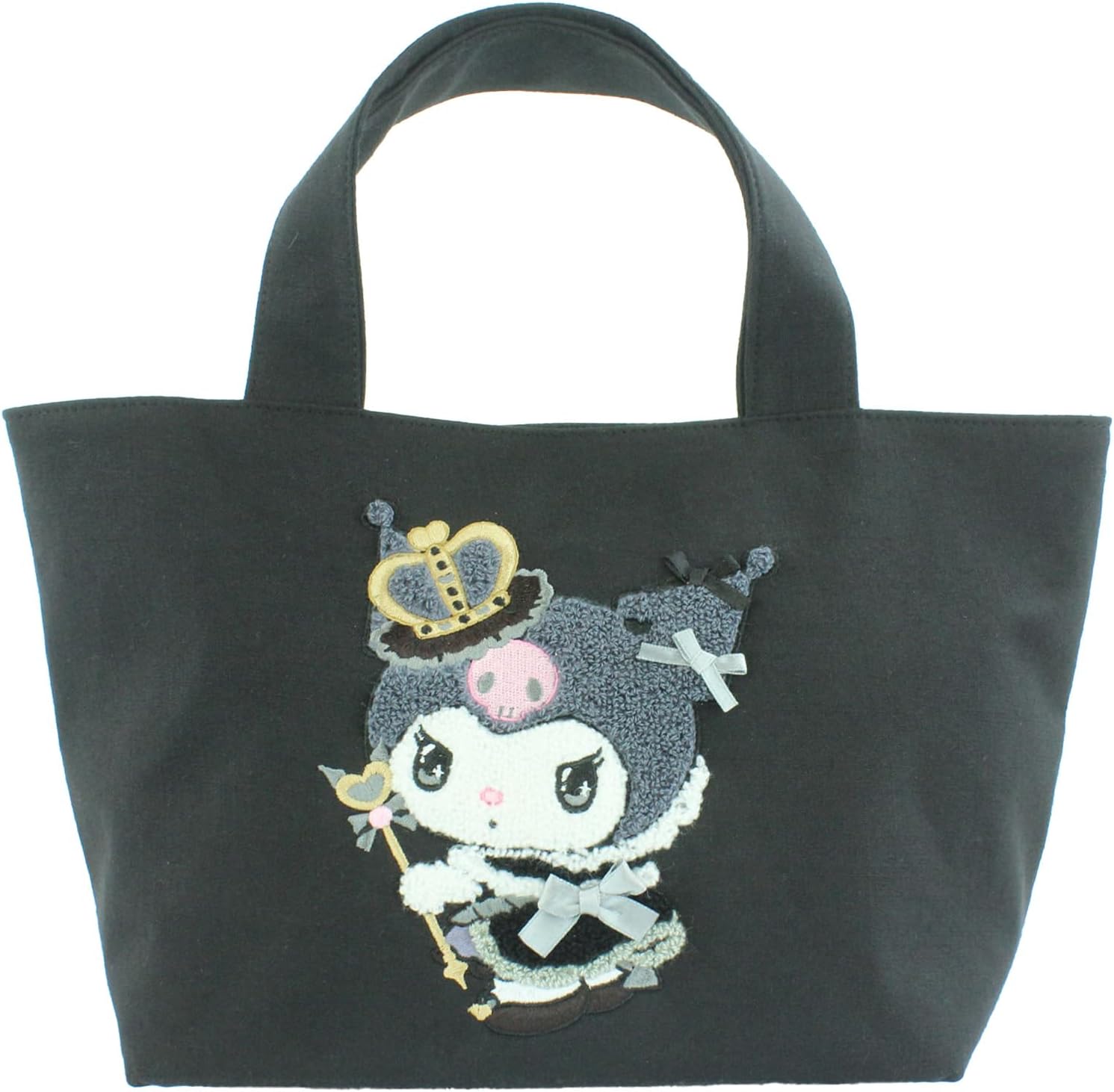 Yasuda Tsusho Sagara Embroidered Tote Bag, Black, 20th Anniversary