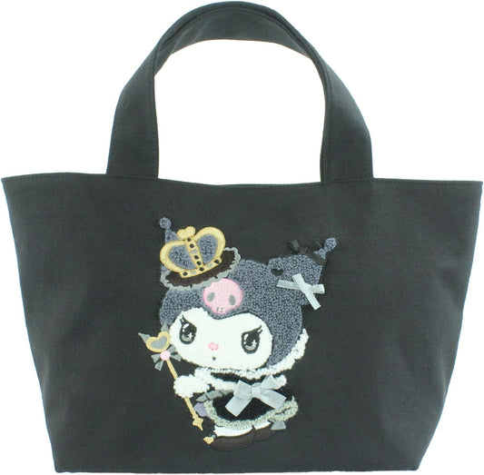 Yasuda Tsusho Sagara Embroidered Tote Bag, Black, 20th Anniversary