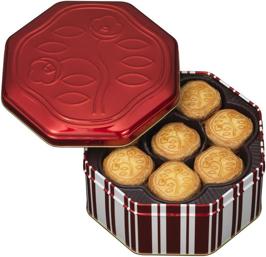 Shiseido Parler Cookies Hanatsubaki Biscuits 48-Piece Set, Tokyo Souvenir, Elegant Packaging, Christmas, Year-End and New Year Gift, Return Gift, Celebration, Gift, Thank You, Hand-Carried Gift