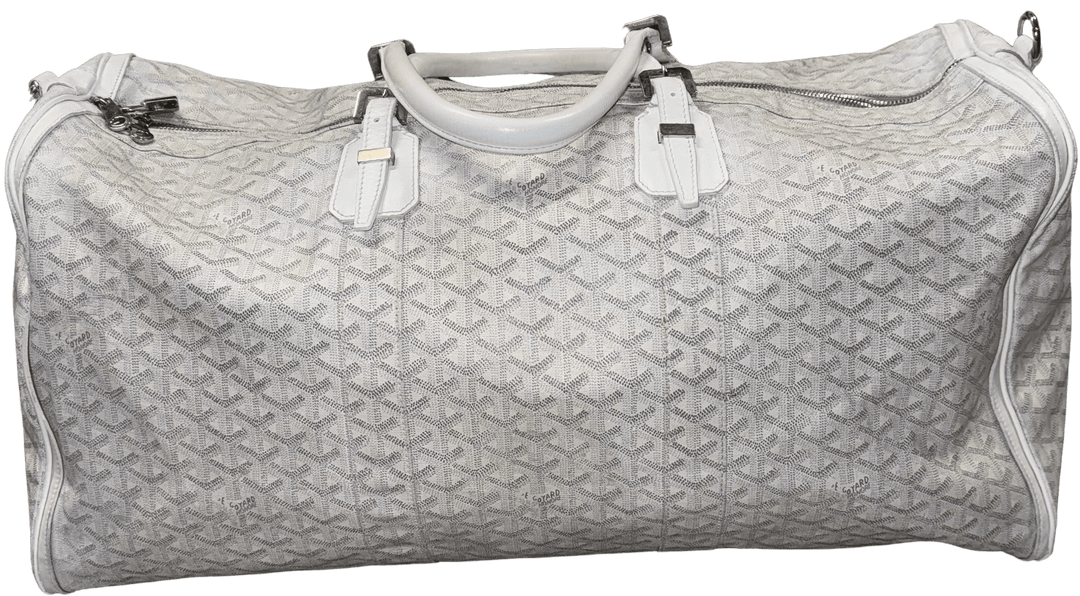 GOYARD 'WHITE' BOSTON 60 DUFFLE BAG
