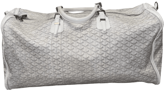 GOYARD 'WHITE' BOSTON 60 DUFFLE BAG