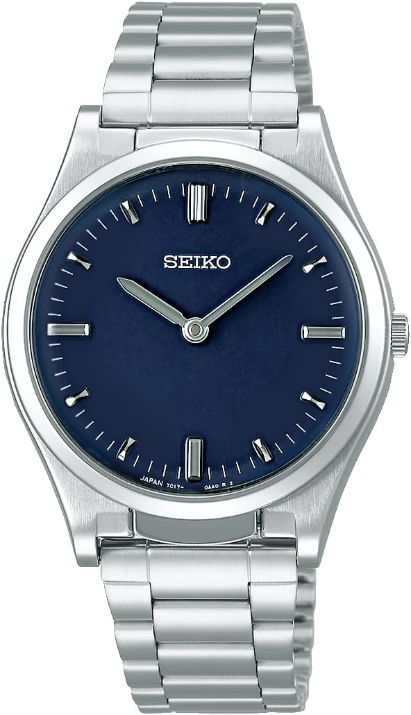 Seiko Men's Tactile Watch for the Visually Impaired, Dial: Navy, Bracelet Type