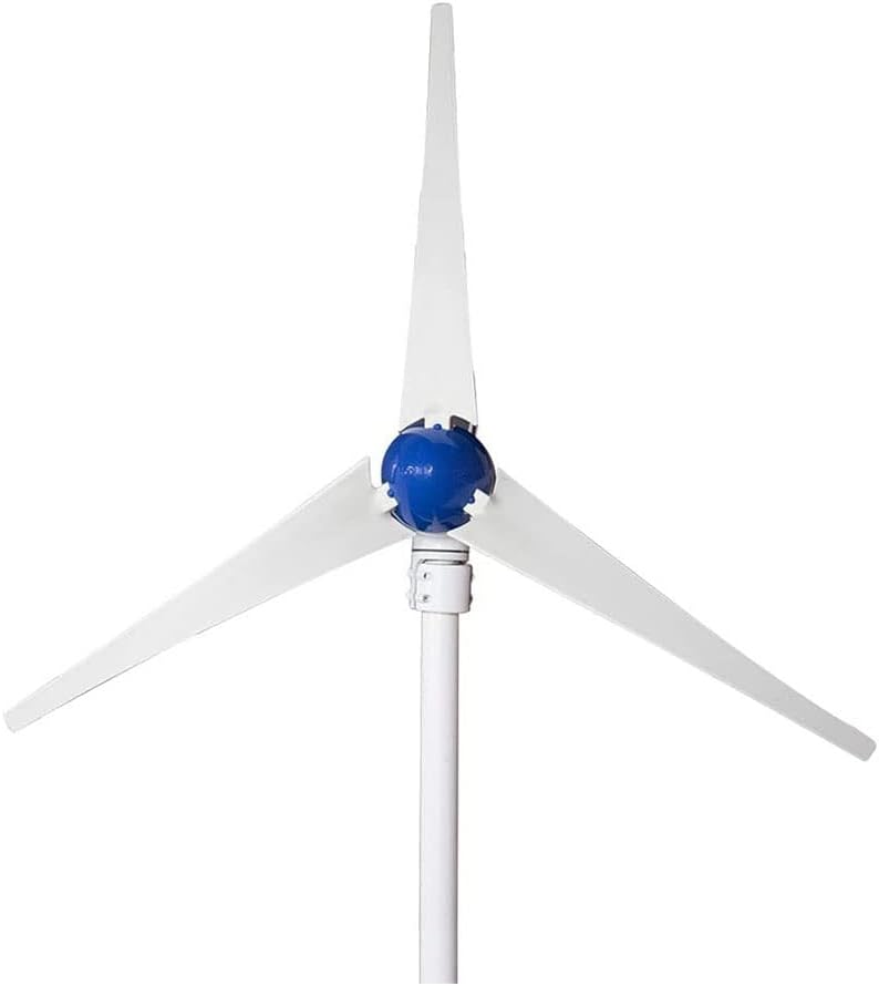 風力タービン、12Vまたは24V DCオートマッチ 小型風力タービンジェネレーター ホームライトまたはボート用、ウィンドコントローラーギフト、12V (12V)