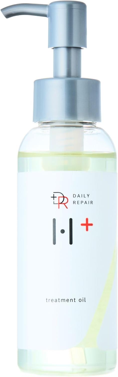 DRH+ Repair Hair Oil, Non-Rinse Hair Treatment, Hematin (3.4 fl oz (100 ml) [Damage Repair x Heat Care x Moisturizing, Citrus Floral Scent]