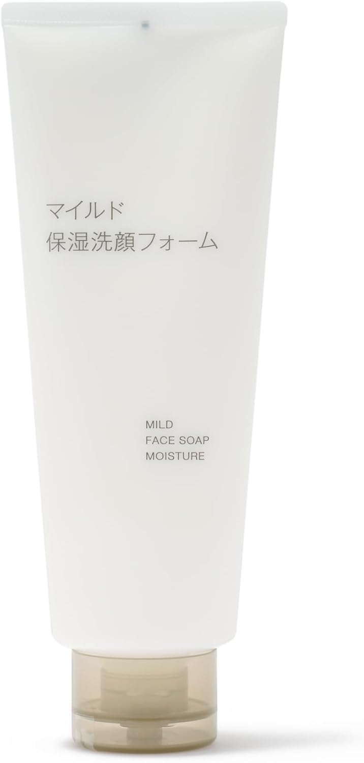 Muji 84464904 Mild Moisturizing Facial Wash Foam (Large Capacity), 7.7 oz (220 g)