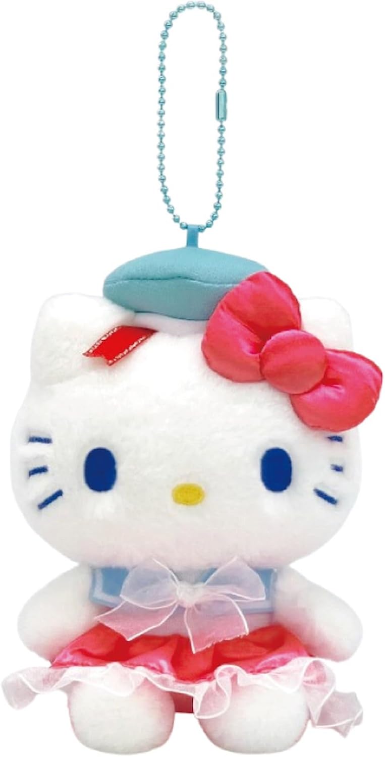 Nakajima Corporation Sanrio Characters Sherbet Marine Hello Kitty Mascot 212504-25 H 13 x W 9.5 x D 7 cm