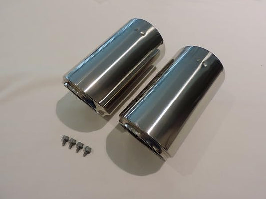 86 Occitane ZN6 Genuine Muffler Cutter 2 Pieces & 4 Bolts Set ZN6 H24.2~ Replacement Repair Parts [Domestic Genuine Toyota Parts]