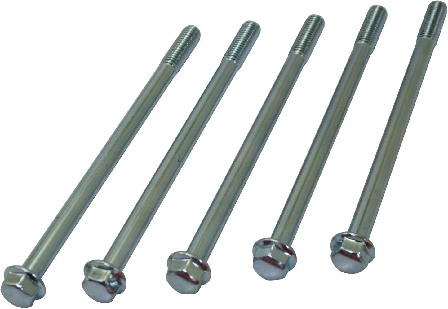 POSH 820855-100 Flange Hex Bolts, Genuine Honda Type, Value Pack, Pack of 5, M6 x 100