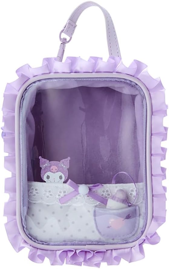 Sanrio 184721 Kuromi Plush Pouch Enjoy-Idol Baby Kuromi 6.1 x 4.7 x 3.5 inches (15.5 x 12 x 9 cm), Character