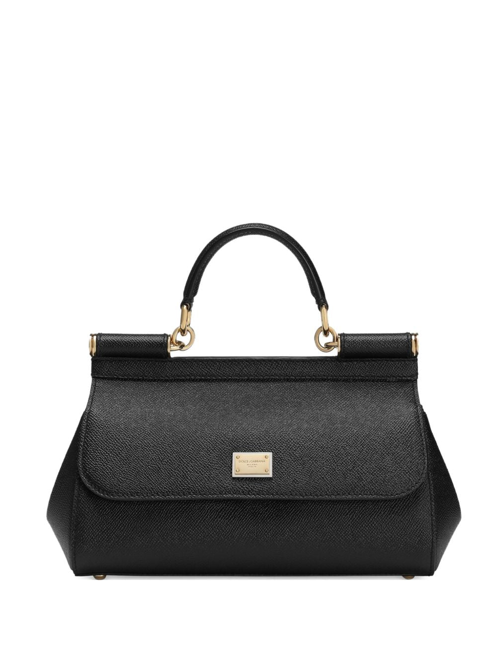 Dolce  Gabbana ドルチェ＆ガッバーナシチリアレザーハンドバッグ - Image 1