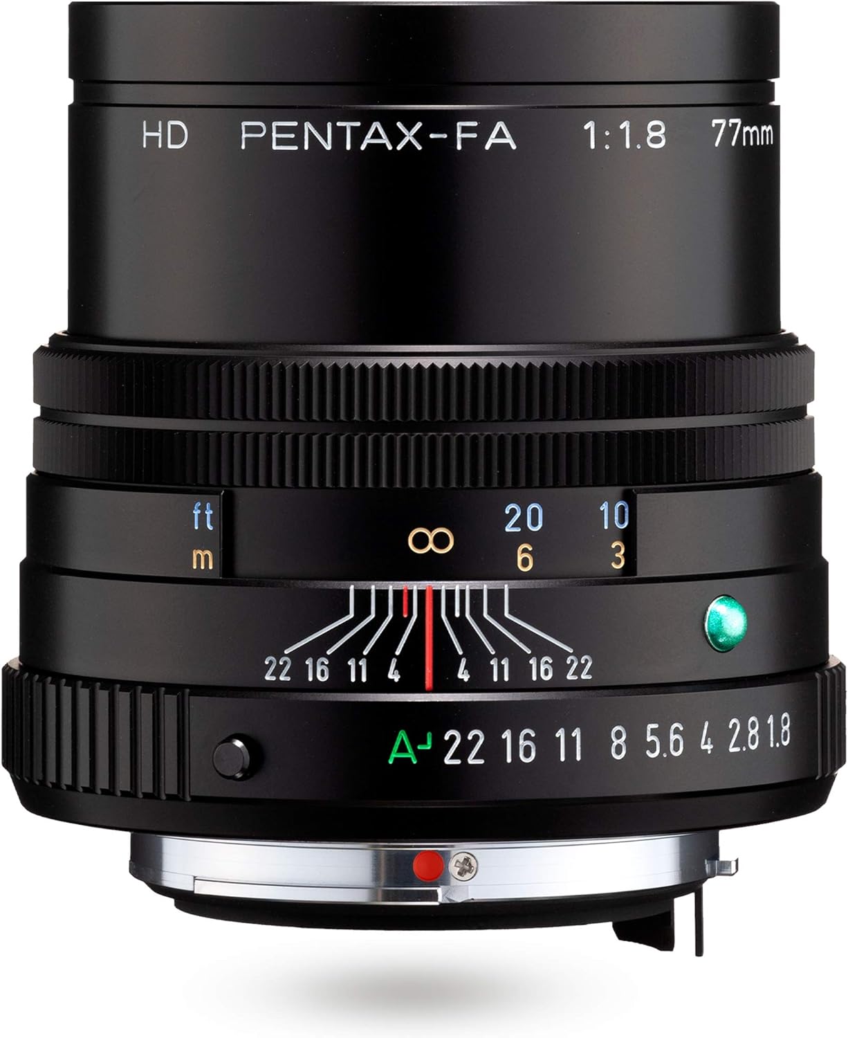 Pentax HD 77mmF1.8 Limited Black Limited Medium Telephoto Prime Lens with High Performance HD Coating Round Diaphragm (27880)