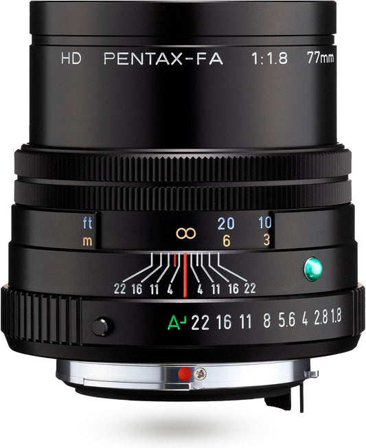 Pentax HD 77mmF1.8 Limited Black Limited Medium Telephoto Prime Lens with High Performance HD Coating Round Diaphragm (27880)