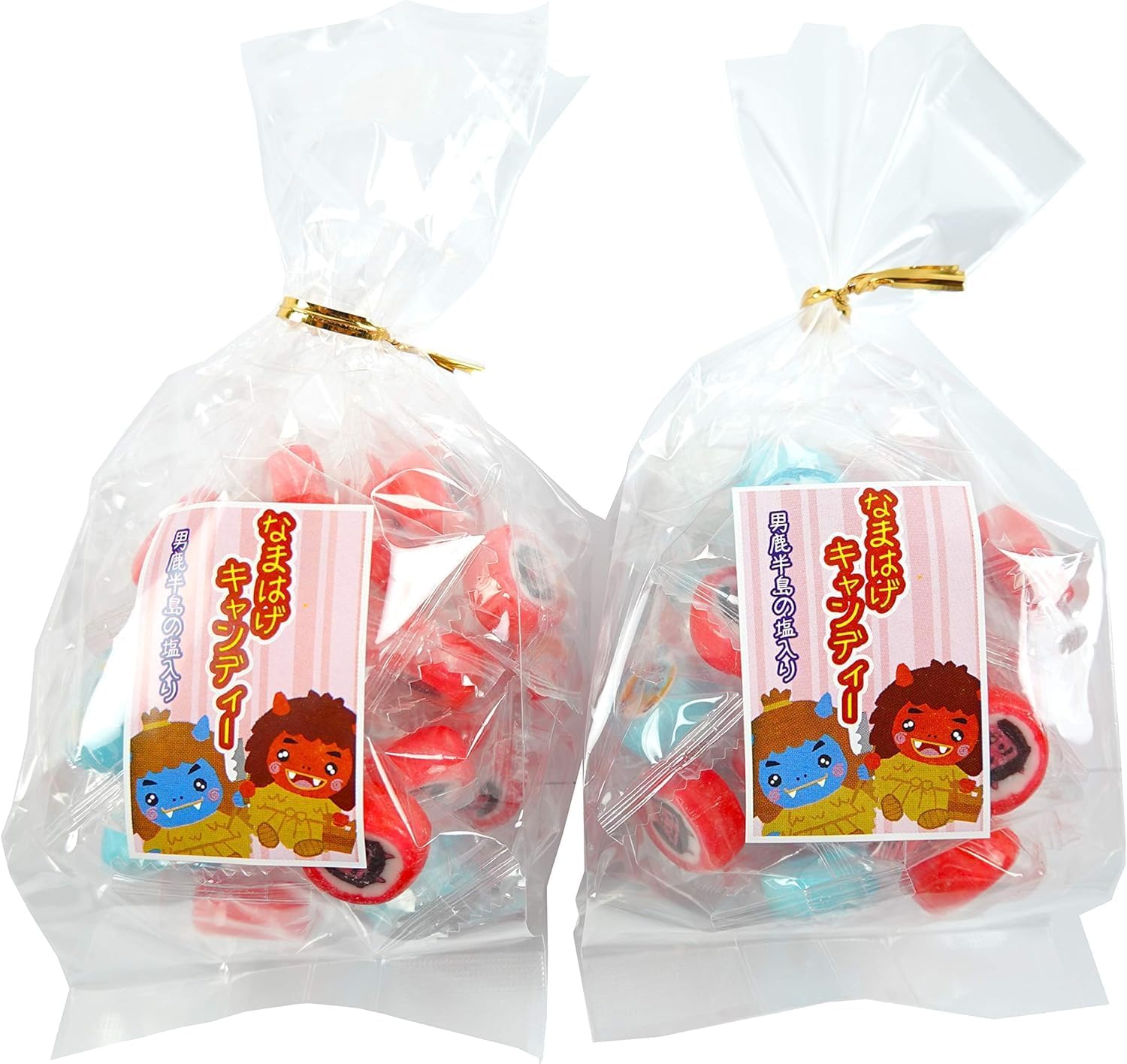Namahage Candy, Akita, Oga Peninsula Salt Included, 2 Bags, 48 Pieces