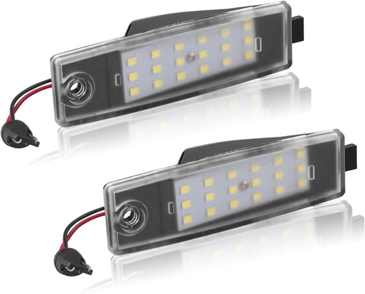 Toyota High Ace 200 Series LED License Lamp, Set of 2, License Plate Light, LED Specifications, Vehicle Specific, Custom Parts, High Brightness, Explosive Light, Easy Installation, Waterproof Coupler
