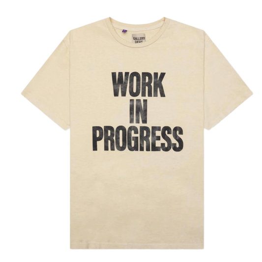 GALLERY DEPT 'CREAM' WORK IN PROGRESS TEE
