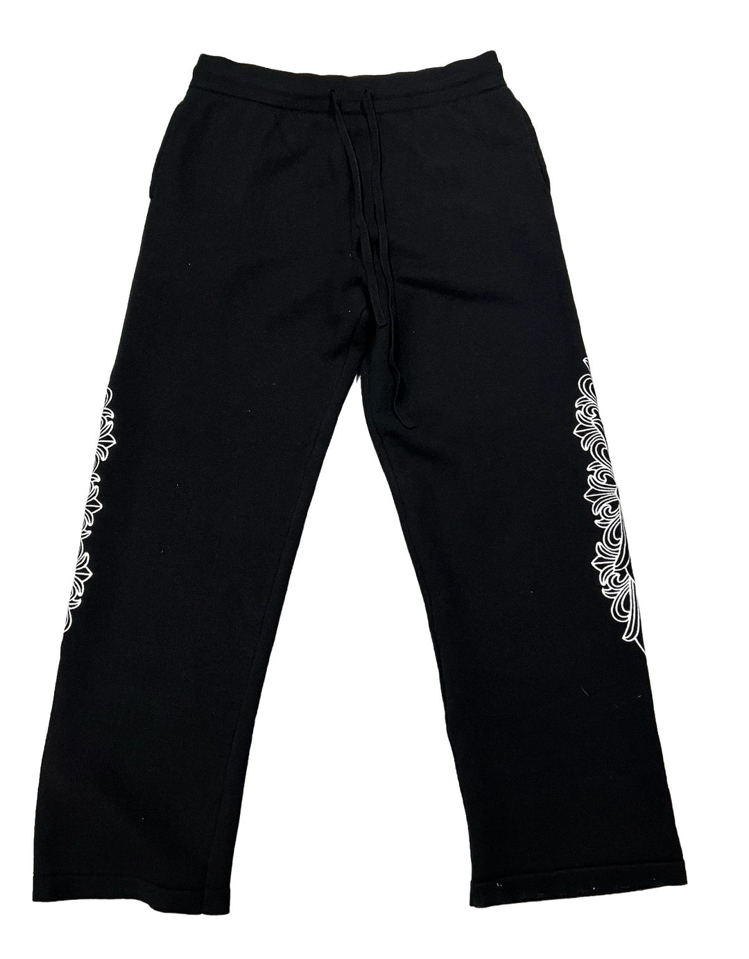 CHROME HEARTS 'FLORAL' CASHMERE SWEATPANTS