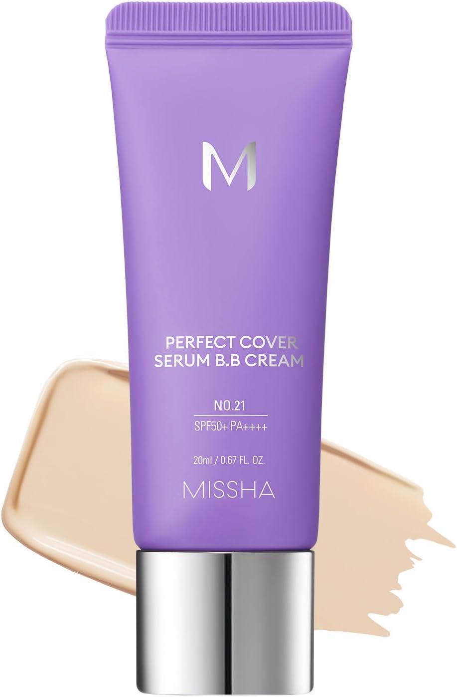 MISSHA M Perfect Cover Serum BB Cream (No.21 Light Beige, 0.7 oz (20 g)