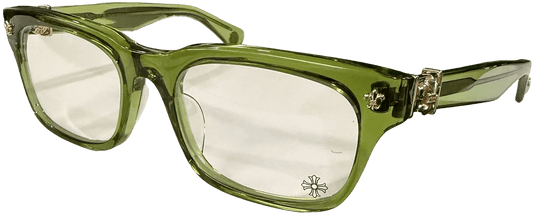 CHROME HEARTS 'GITTIN ANY?' EMERALD GREEN GLASSES