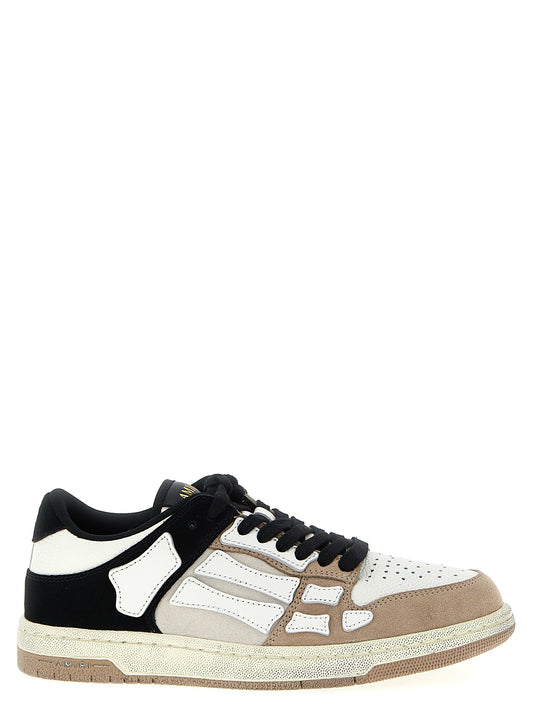 Amiri 'Histressed Skel Top Low'スニーカー - Image 1