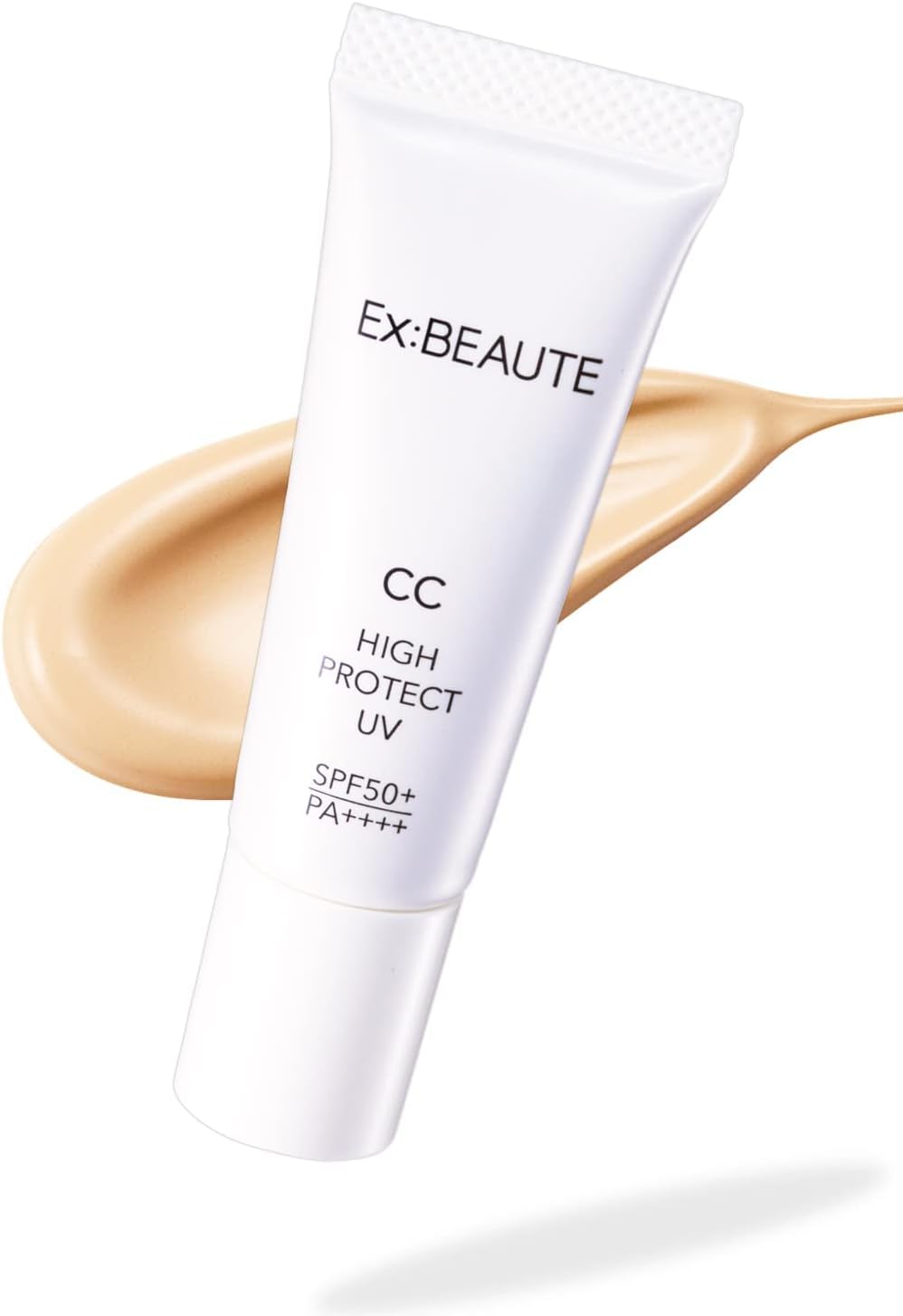 Exbote SPF 50+ CC Cream, Makeup Base, Made in Japan, CC High Protect UV, 0.5 oz (14 g), Bright Color, BB Cream, Foundation, UV Absorber Free, Beauty Ingredient