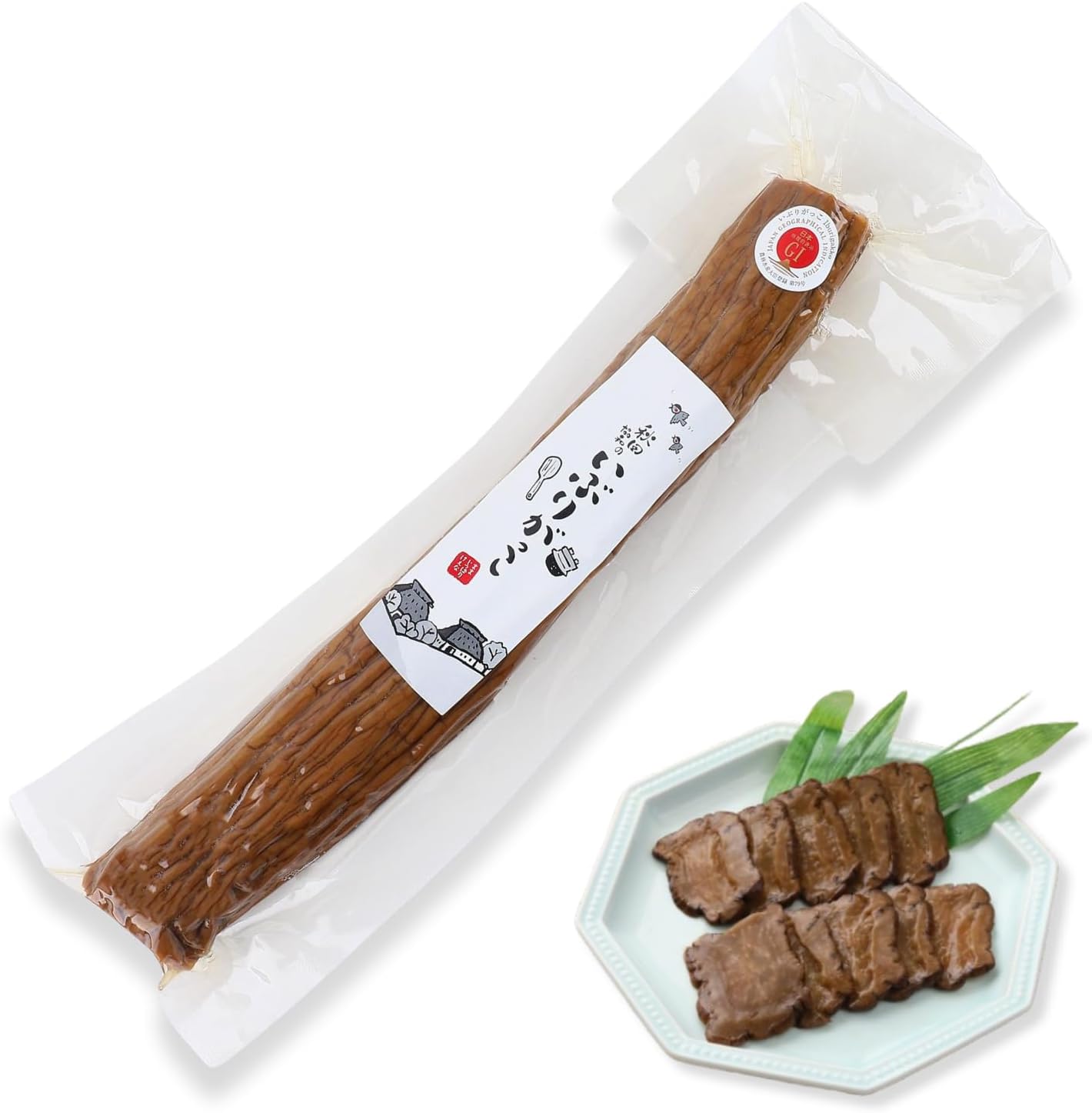 Chef-Supervised Iburi-Gakko Single Pickle L 280g～310g Akita Kyowa Appetizer Gift Pickled Food Smoked Daikon Radish Takuan Additive-Free Food (1 piece)