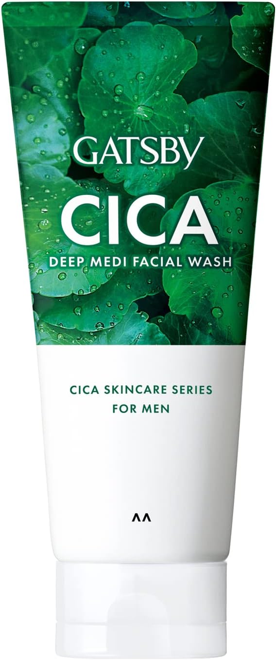 GATSBY Deep Medical Wash, Made in Japan, Men's Deer Face Wash, Moisturizing Skin