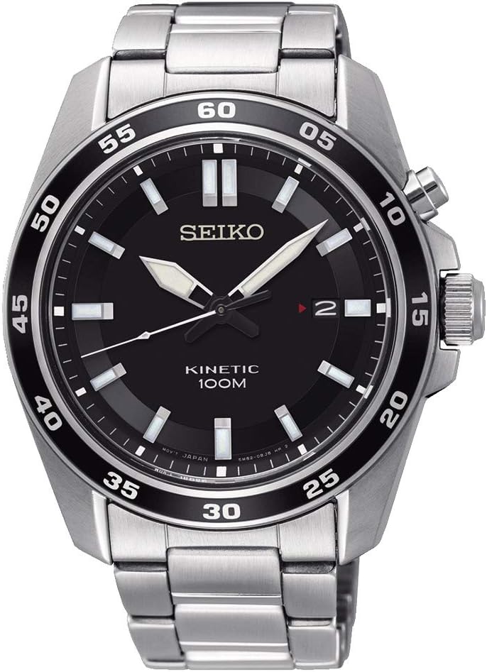 [セイコー] SEIKO 腕時計 KINETIC ブラックダイヤル SKA785P1 メンズ [並行輸入品]