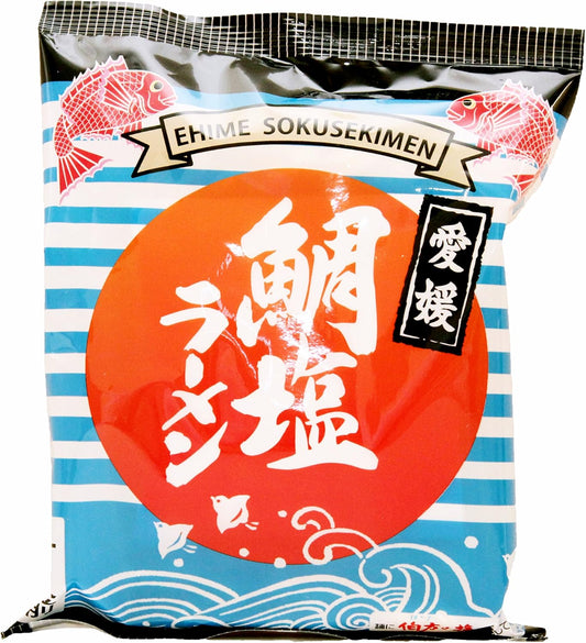 Ehime Sea Sea Salt Ramen, Instant Ramen, Bag, 3.5 oz (100 g)