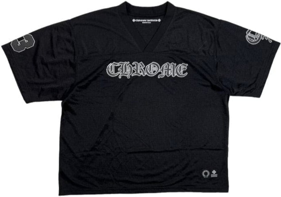 CHROME HEARTS 'BLACK MESH' WARM UP JERSEY