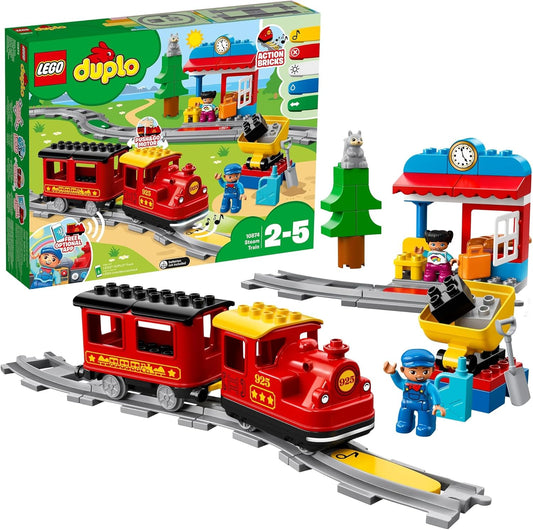LEGO Duplo You Are The Conductor! Push and Go Locomotive Deluxe Toy Present Birthday Blocks Educational Christmas For Boys and Girls Children 1 and a Half Years 2 Years 5 Years Toddler Train Vehicles