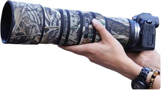 CHASING BIRDS Camouflage Waterproof Lens Coat for CANON RF 600mm F11 IS STM Rainproof Lens Protective Cover (ASI)