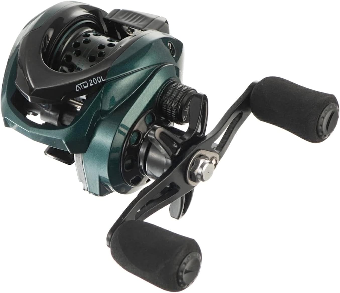 YU279 Bait Reel Bait Finesse Fishing Reel, Lightweight, Maximum Drag 22.0 lbs (10 kg), Shallow Groove Spool, Aluminum Alloy Spool, For Sea and Stream Fishing, Magnetic Brake, Far Throw