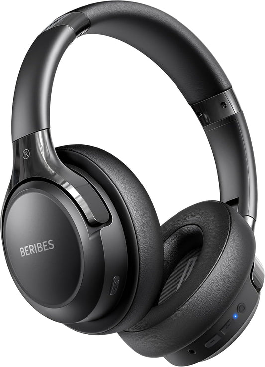 BERIBES 663522728 Bluetooth Headphones, 65 Hours Playback, 3 EQs