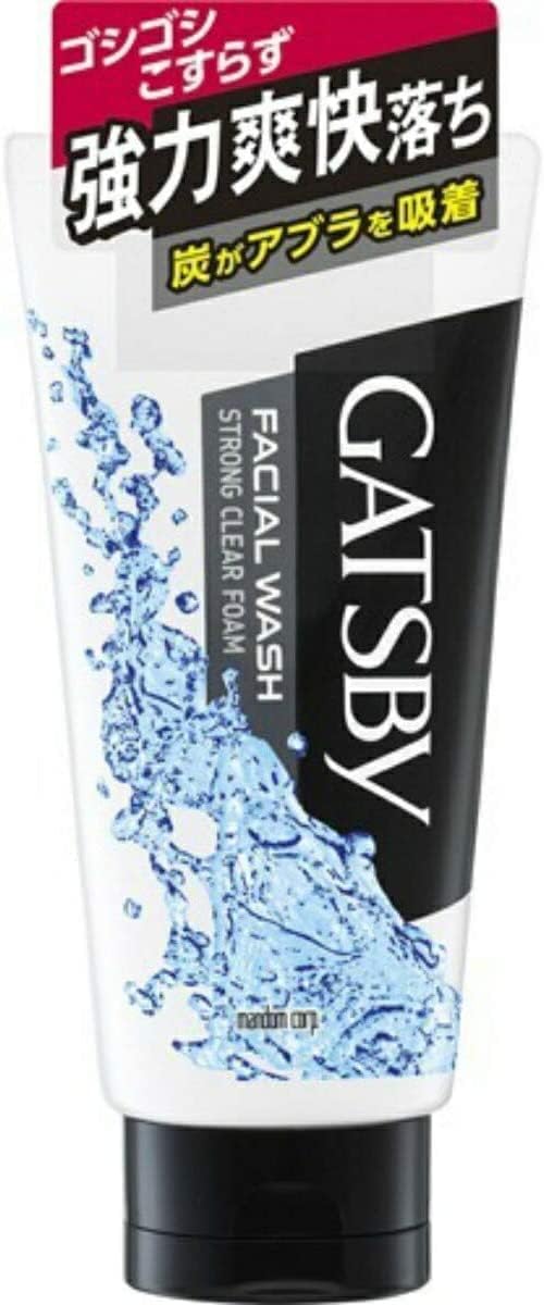 Mandom Gatsby Facial Wash Strong Clear 4.6 oz (130 g)
