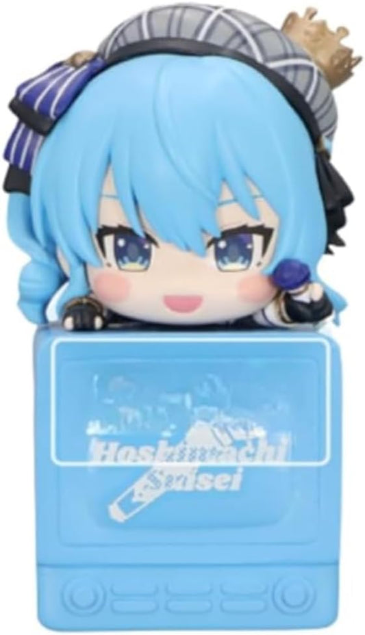 Holo Live Productions Hatched Figure Vol. 1 Suisi Hoshizachi, Approx. 3.9 inches (10 cm), Official