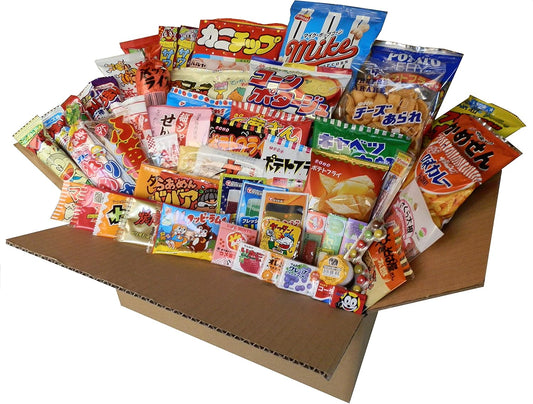 Japanese Snacks Assortment Set, 130 Pieces