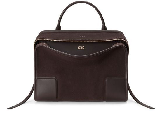 LOEWE Large Amazona 180 bag in suede - Image 1