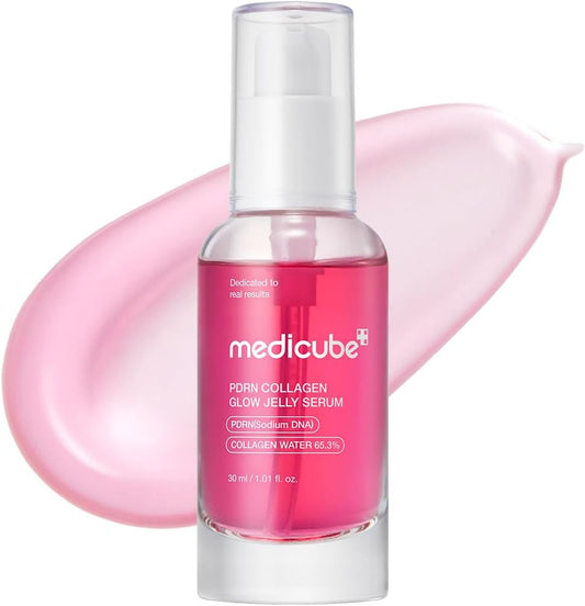 Medicube PDRN Collagen Jelly Serum, Jelly Texture, Glossy, Collagen Cream, Ultra-Dry Skin, New Sensation, Korean Cosmetics