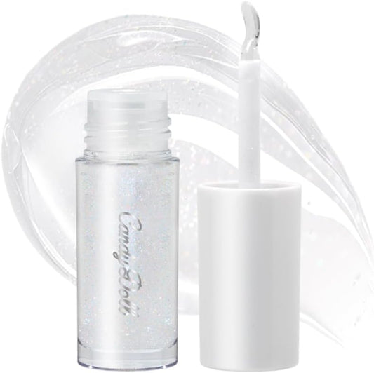 Tsubasa Mashuwaka Candy Doll, Treatment Care Gloss, White Dust, Lip Gloss, Volumizer, Glitter, Clear Color, Beauty Moisturizing Compound, Beauty Oil, Transparent, Lip Care, Lip Pack, Moisturizing
