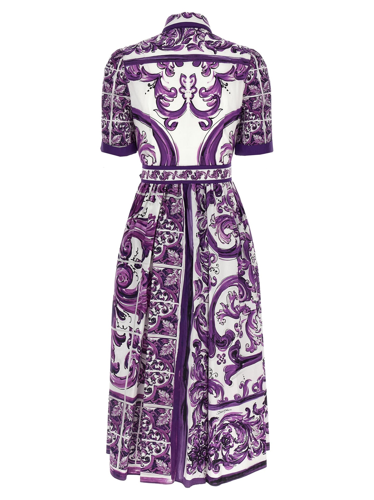 Dolce  Gabbana Dolce＆Gabbana 'Maiolica' Print Chemisierドレス - Image 1