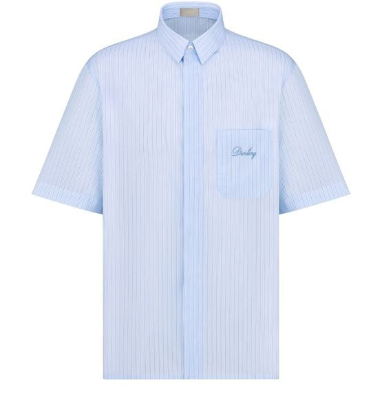 Short-Sleeved Shirt with Diorling Embroidery - Image 1