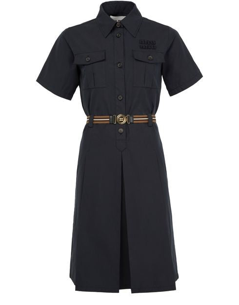 MIU MIU コットン シャツドレス - Image 1