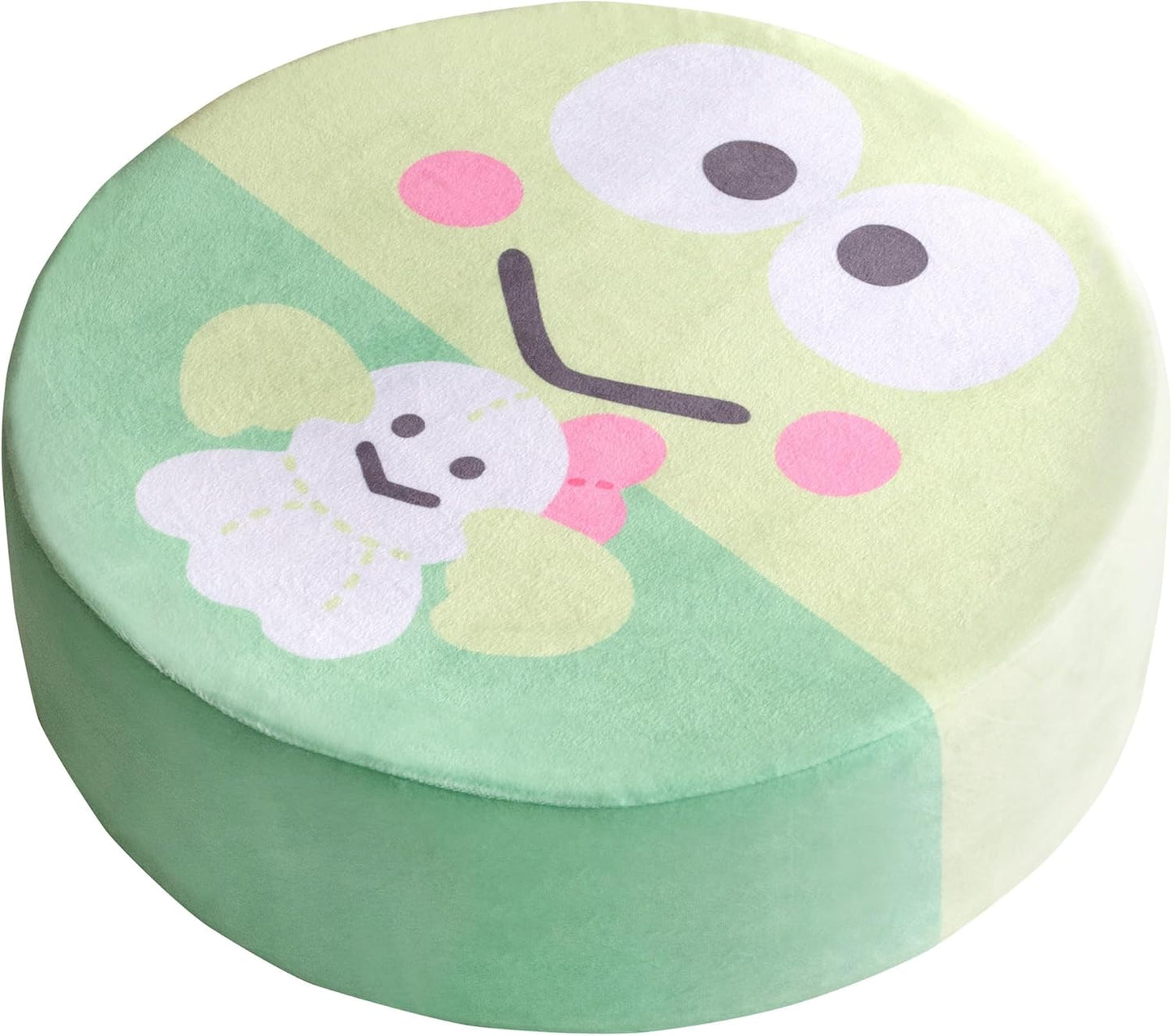 Miyatake Seisakusho CN-S400 CN-S400 Kerokeloppi Living Cushion, Cute, Extra Thick Cushion, Diameter 15.7 x Height 4.7 inches (40 x 12 cm)