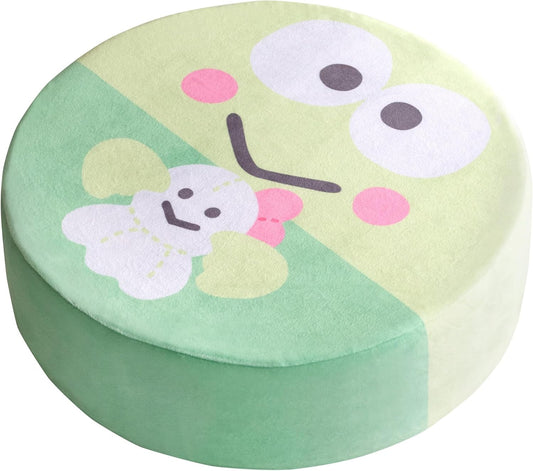 Miyatake Seisakusho CN-S400 CN-S400 Kerokeloppi Living Cushion, Cute, Extra Thick Cushion, Diameter 15.7 x Height 4.7 inches (40 x 12 cm)