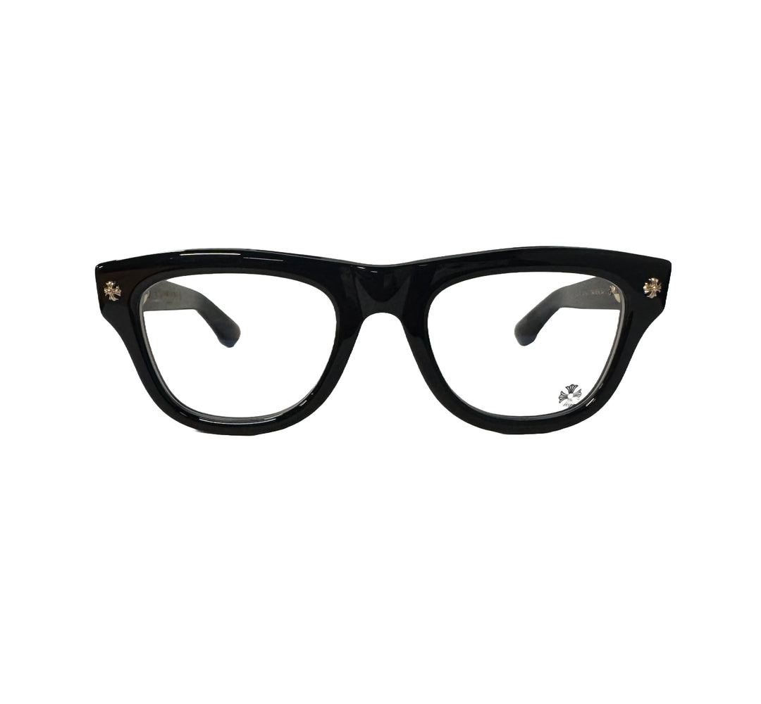 CHROME HEARTS 'TRITITSAGAIN' 18K BLACK GLASSES