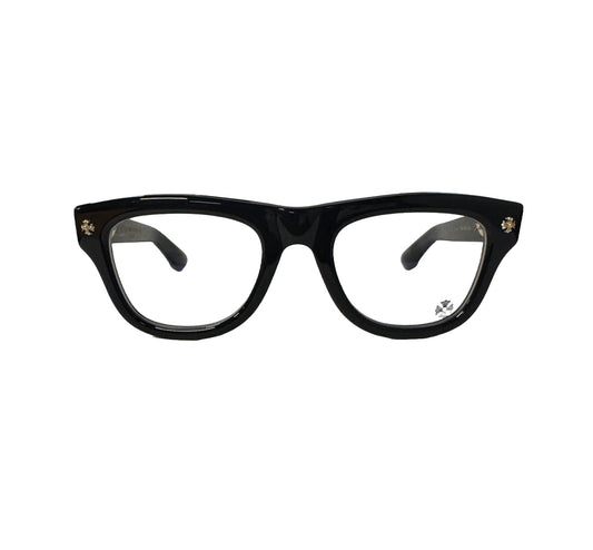 CHROME HEARTS 'TRITITSAGAIN' 18K BLACK GLASSES