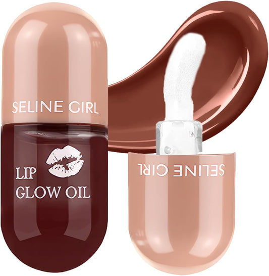 Lip Gloss, 5 Colors, 1 Coat, Glossy and Beautiful Lips, Formulated with Essential Oils, Highly Moisturizing, Moisturizing, Lightweight, Compact Size, Won't Fall Off, Convenient to Carry